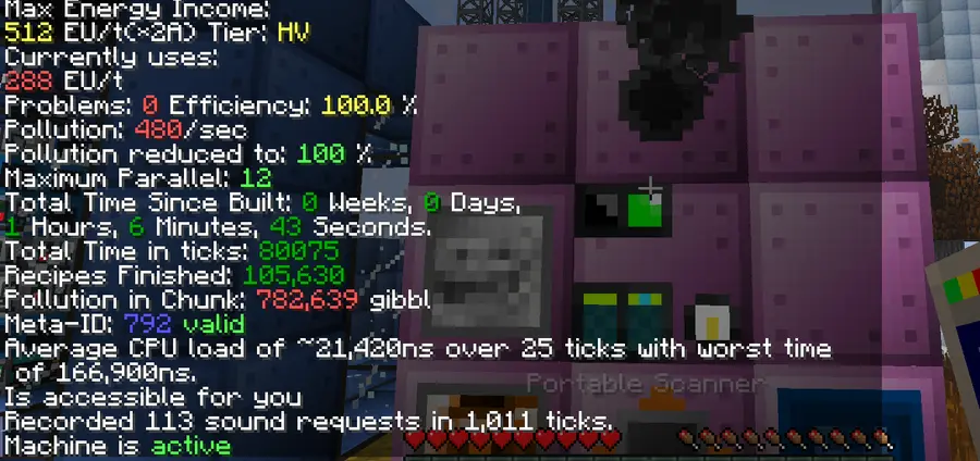 Recipe Counter for Multiblocks