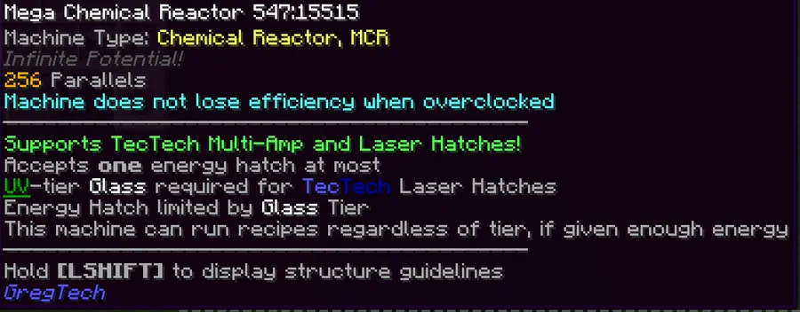 Mega Chemical Reactor Structure Rework