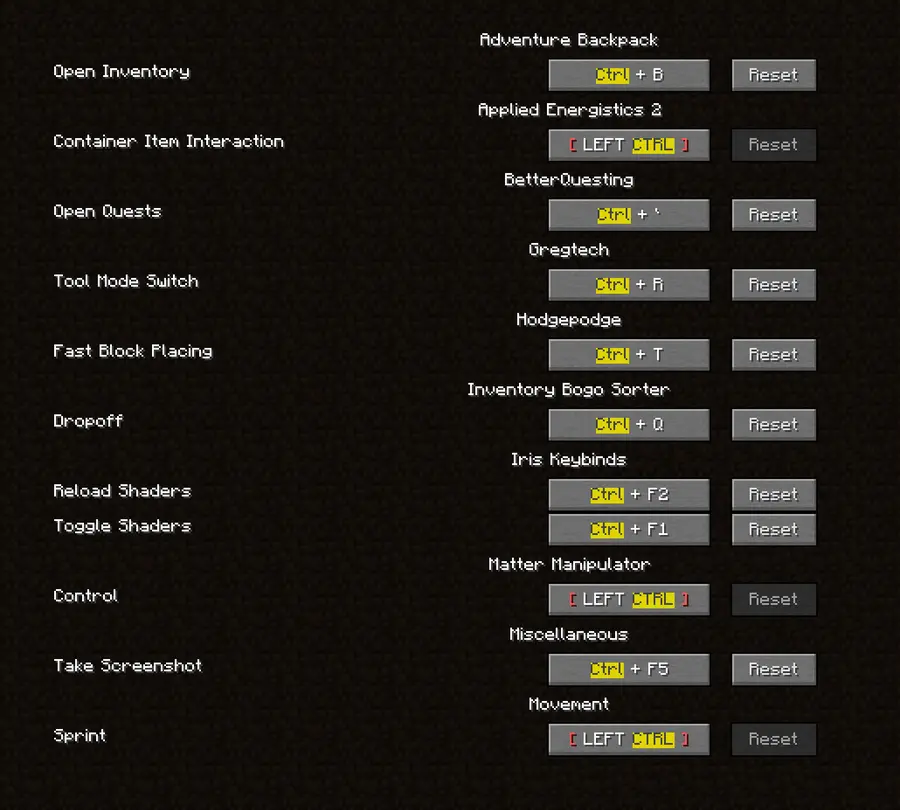 Combo Keybinds