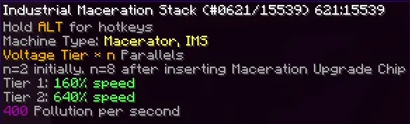 Industrial Maceration Stack Rework