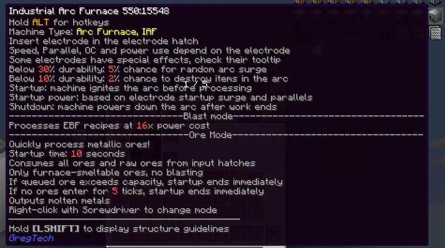 Industrial Arc Furnace Rework