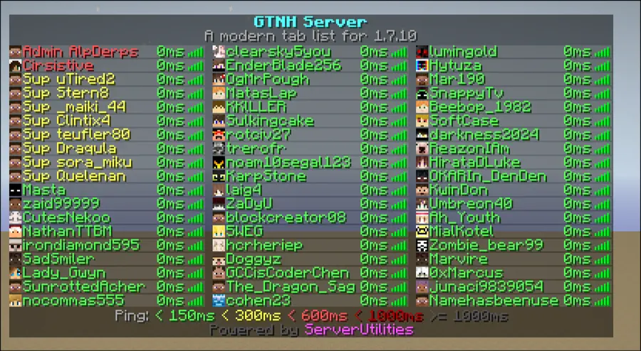 Modern Tab List